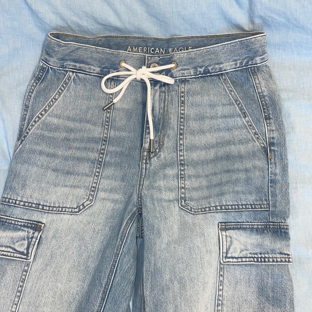 American Eagle Light wash Joggers